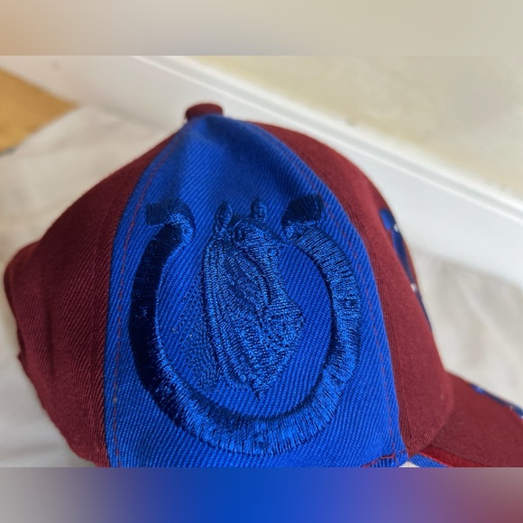 August Sportswear men’s Lucky Horse Shoe Embroidered hook & loop Baseball Cap - Picture 4 of 16